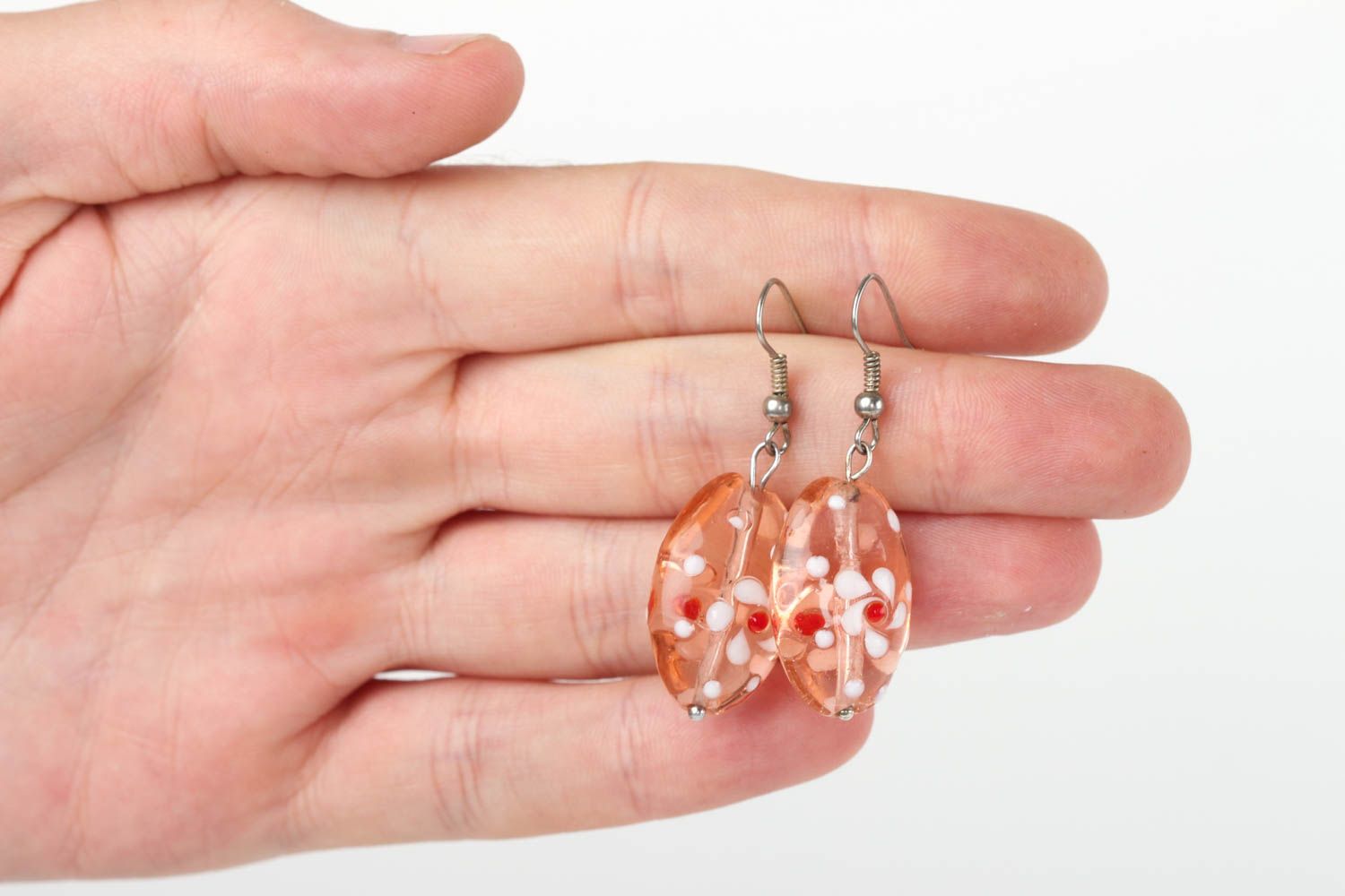 Unusual handmade glass earrings glass art artisan jewelry designs gift ideas photo 5