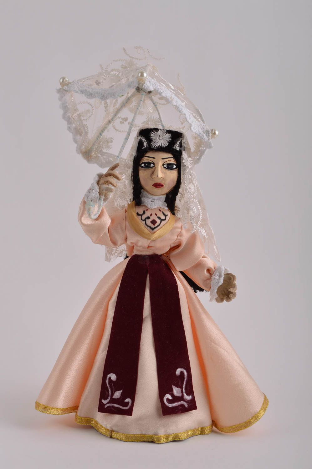 Кукла ручной работы авторская кукла для дома керамическая кукла Натали фото 2