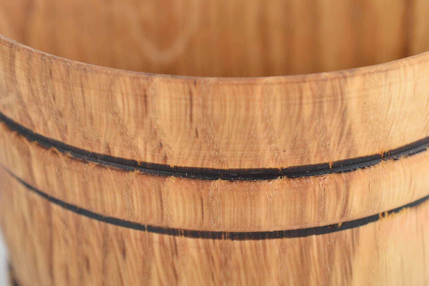 Mortero de madera artesanal para especias pequeño de 600 ml foto 5