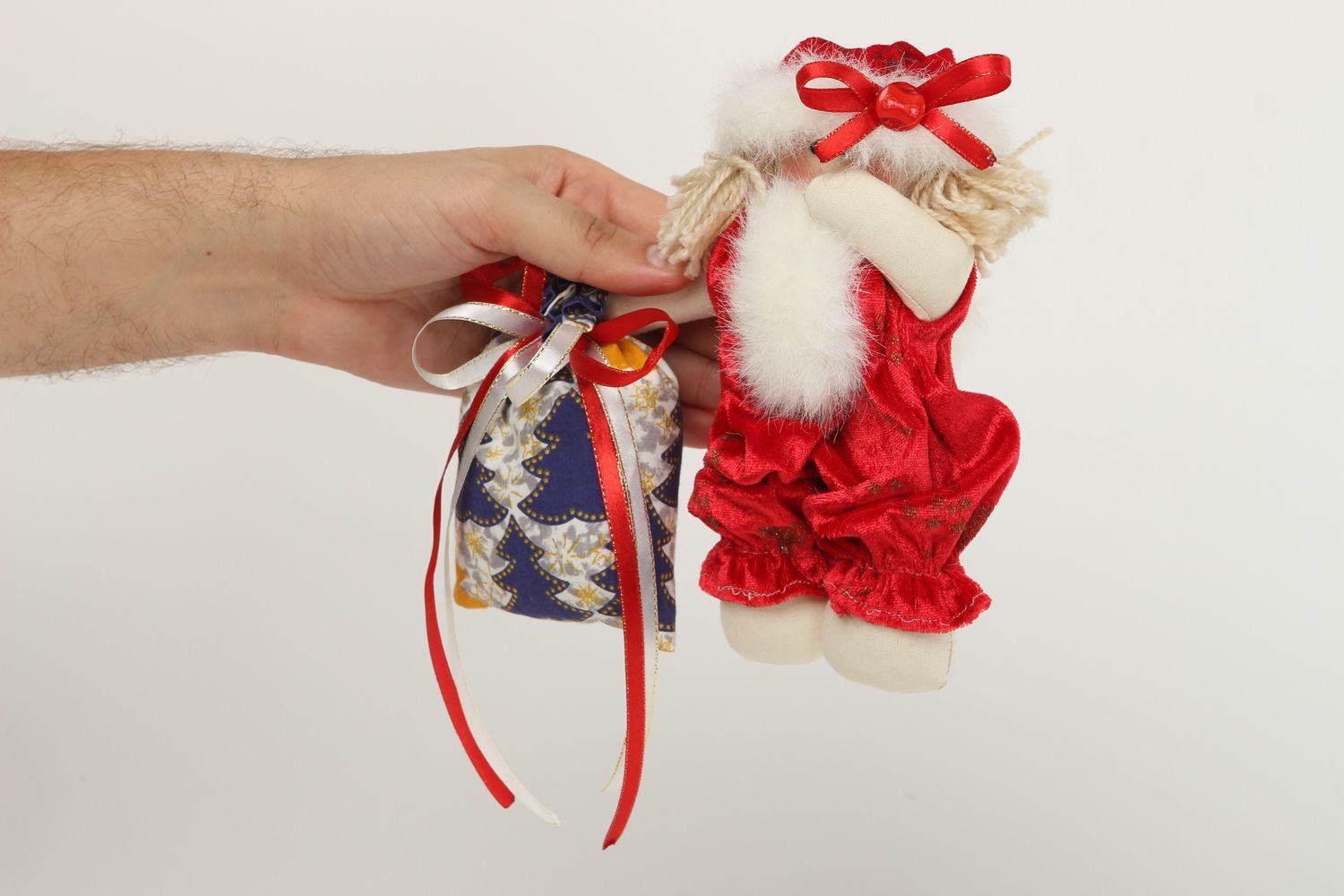 Handmade schöne Designer Puppe Stoff Spielzeug Puppe Zwerg für Weihnachten  foto 5