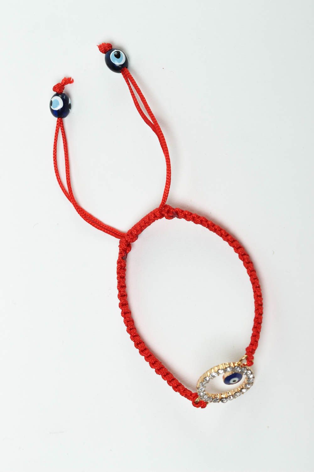 Модный браслет ручной работы красивый браслет из ниток плетеный браслет фото 2