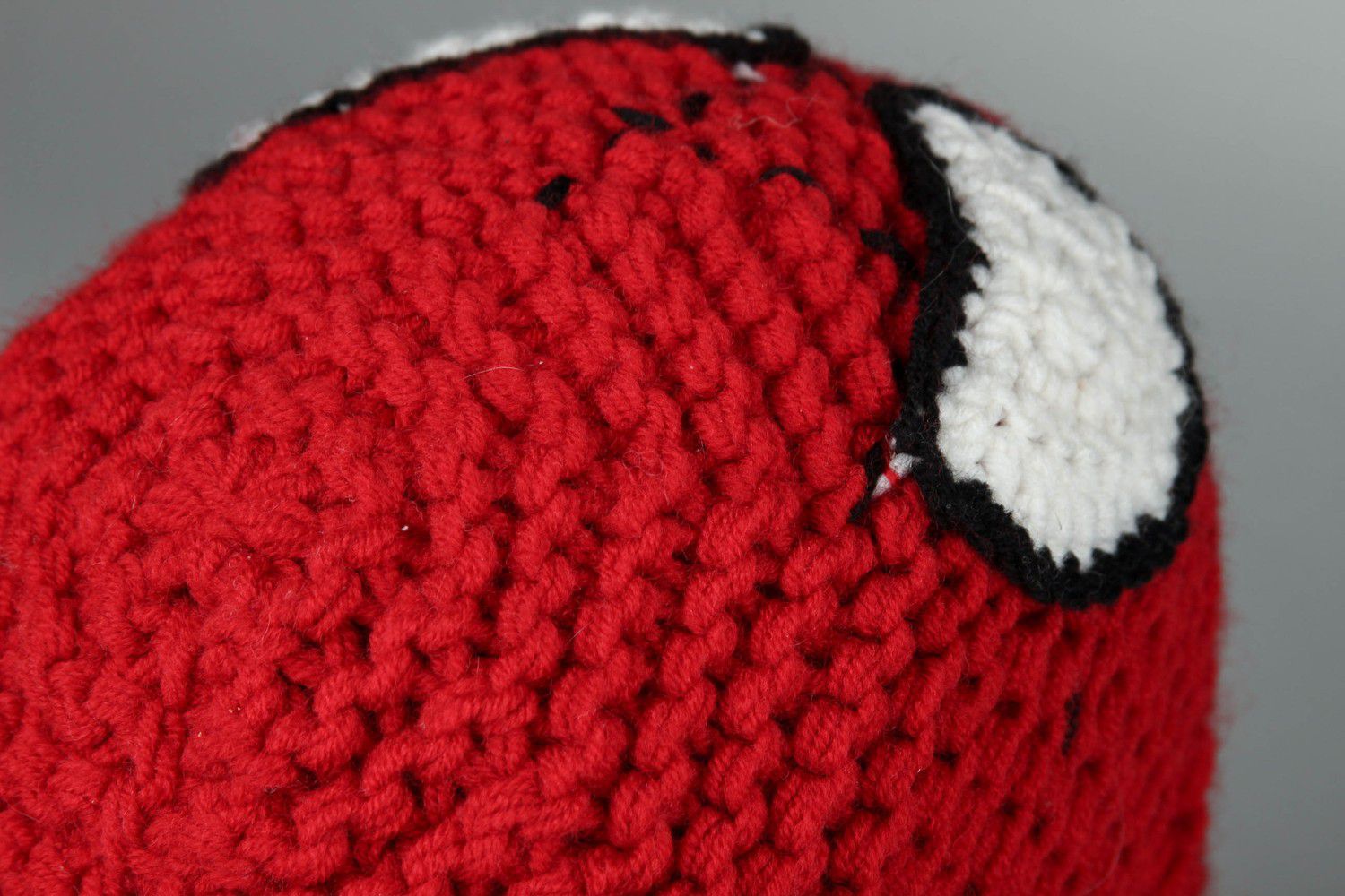 Knitted hat Spiderman photo 4