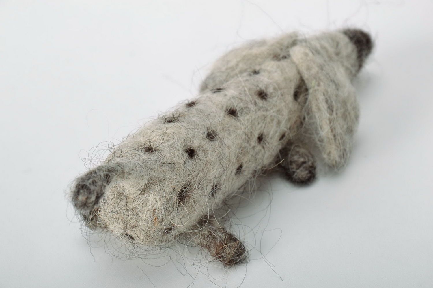Muñeco de trapo de lana de fieltro foto 3