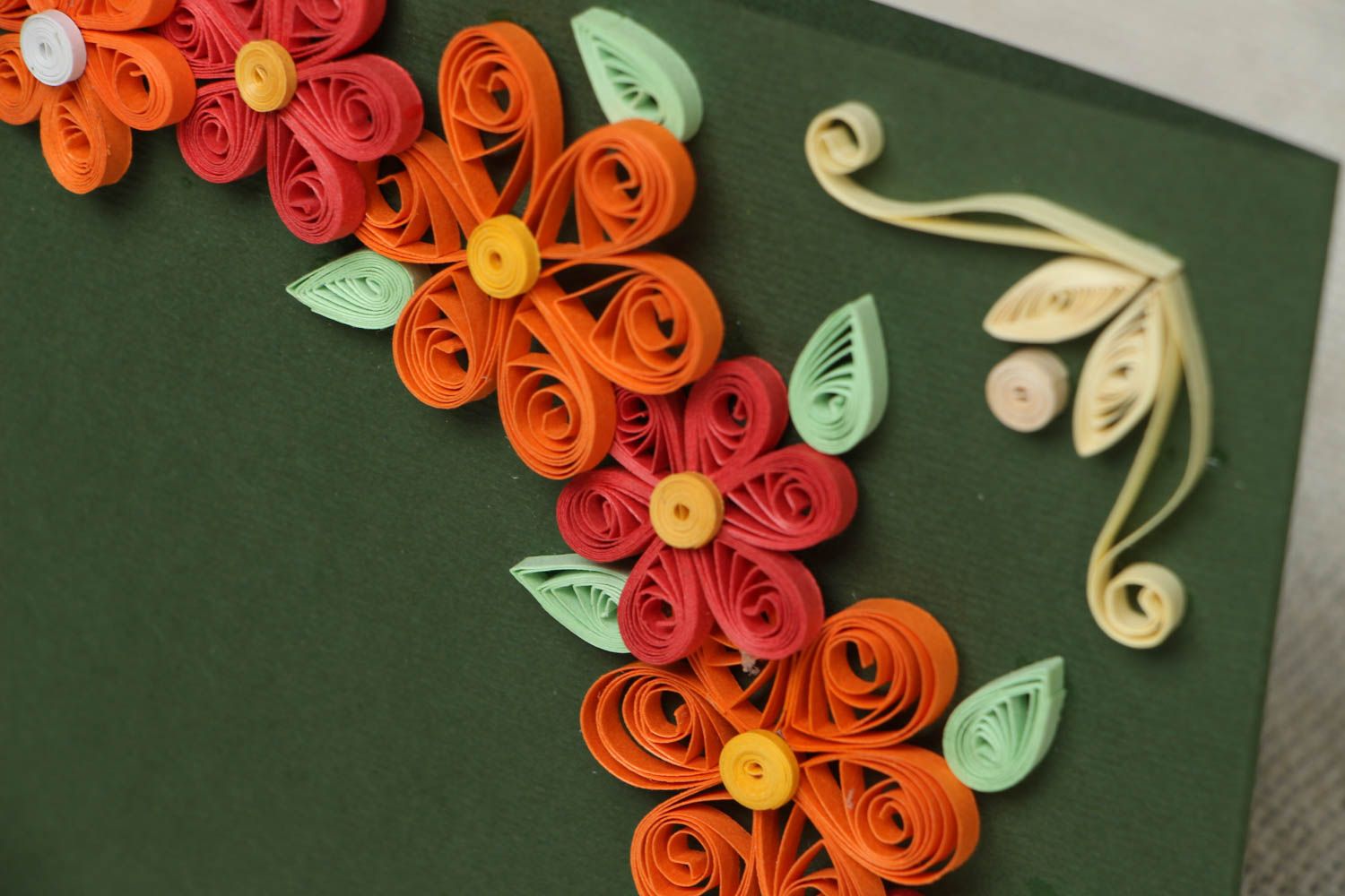 Handmade quilling greeting card photo 2