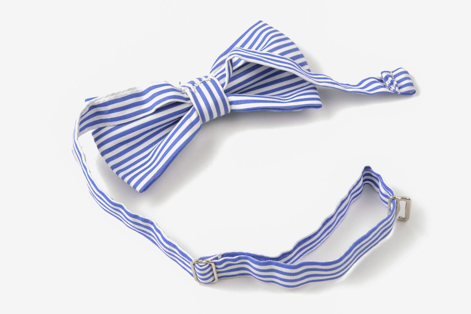 Полосатый галстук-бабочка фото 4