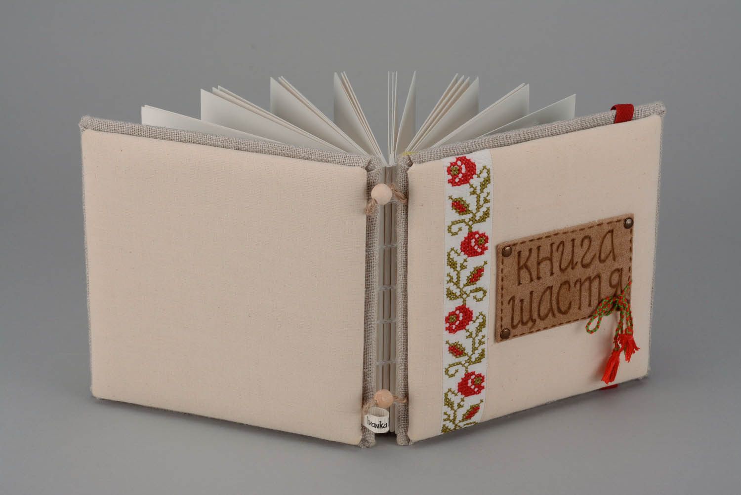 handmade Notizbuch The book of happiness foto 3
