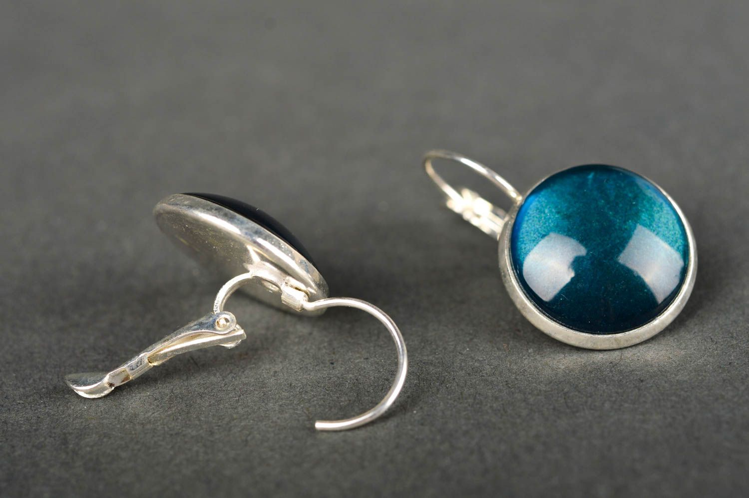 Homemade jewelry polymer clay dangling earrings womens earrings gifts for women photo 4