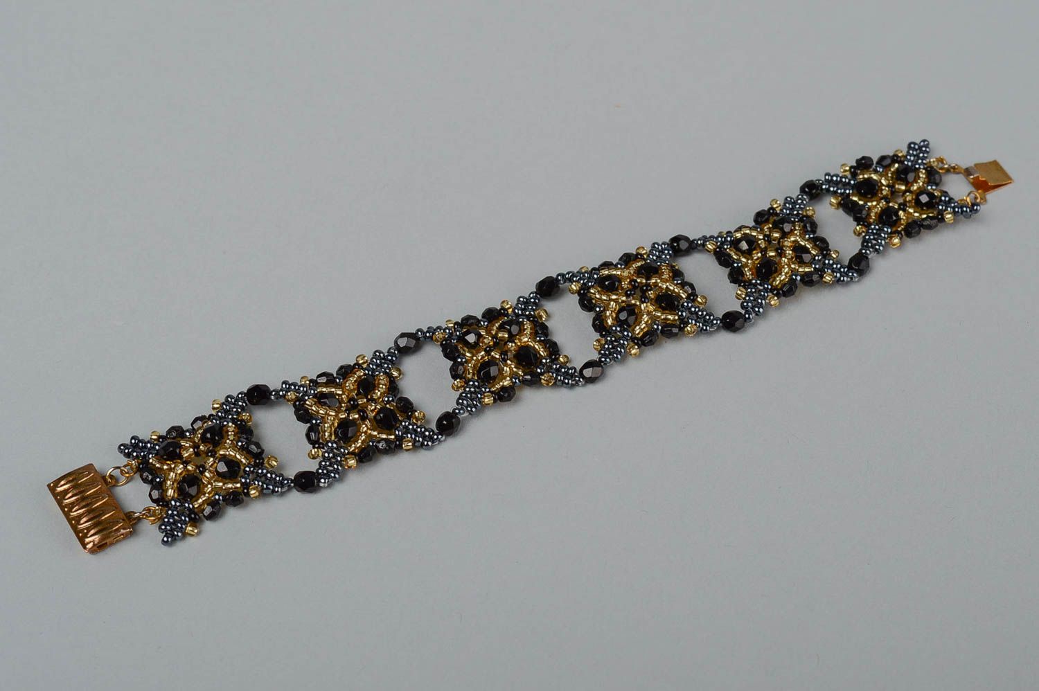 Handmade evening bracelet designer bracelet for women seed bead bracelets photo 4