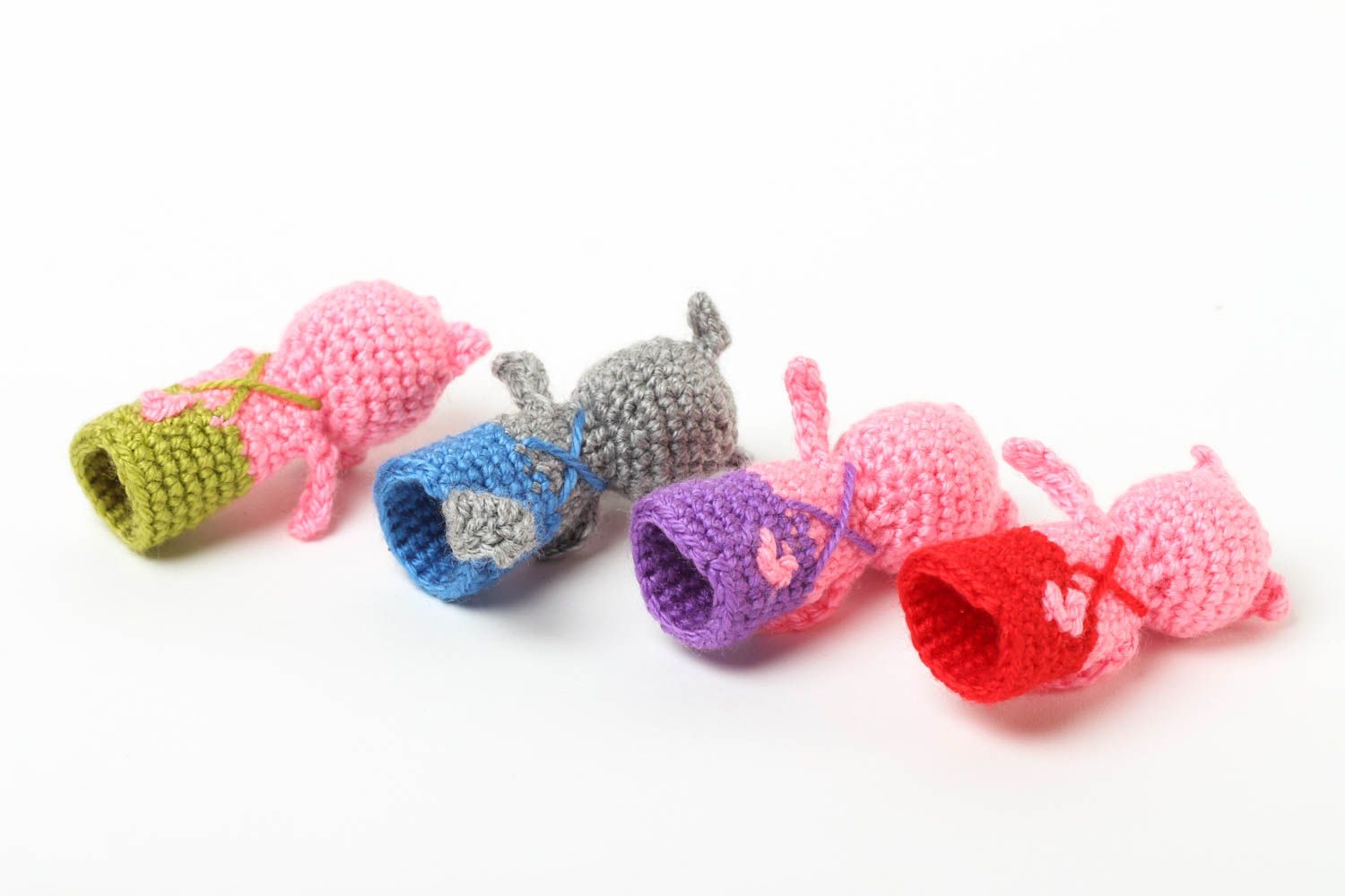 Handmade crocheted toys fairy tale toys stuffed toys present for children photo 3