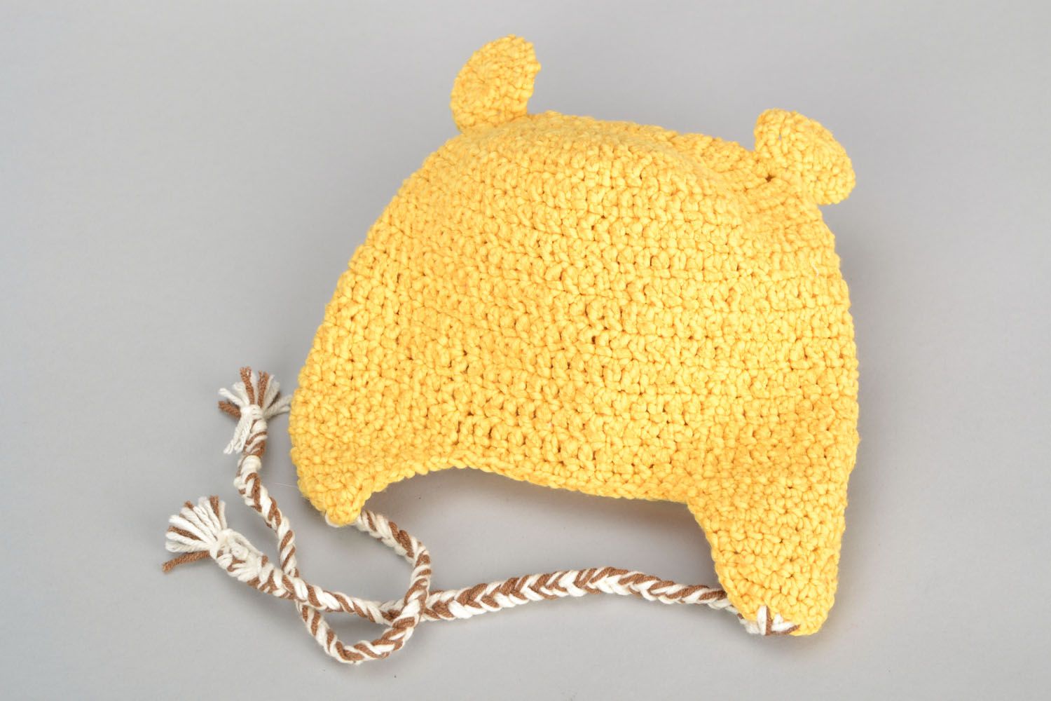 Bonnet tricoté à la main en forme d'animal photo 3