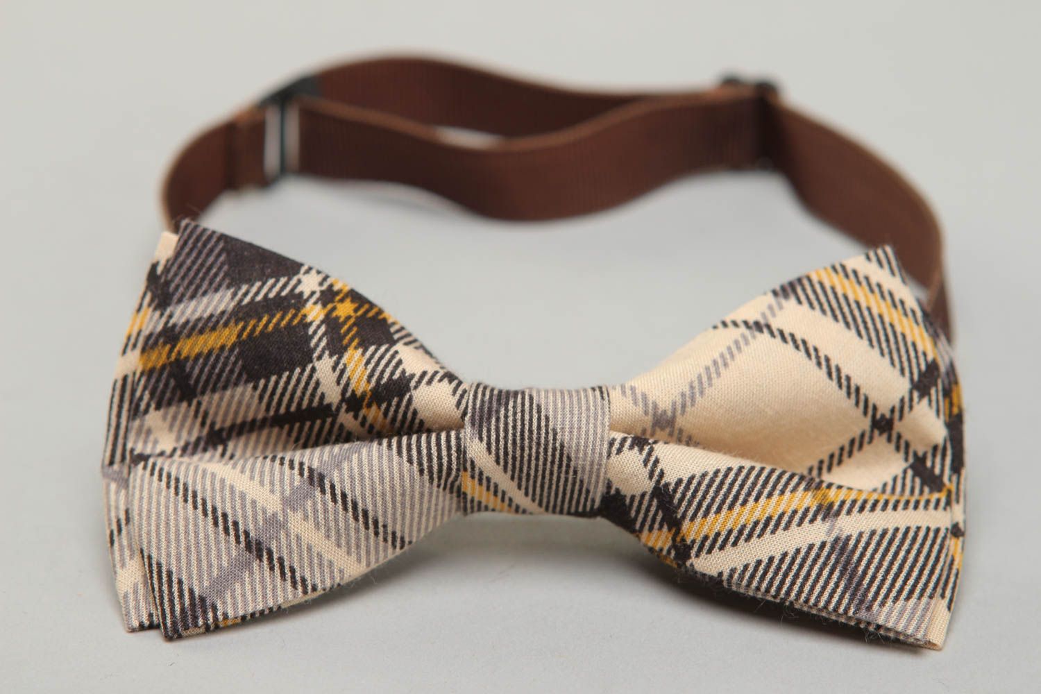 Cotton bow tie for tweed costume photo 2