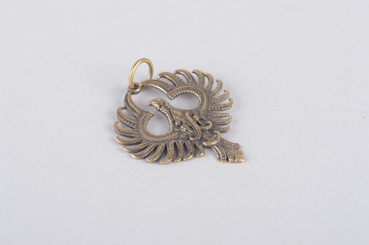 Handmade pendant for girls bronze jewelry bronze pendant ethnic pendant photo 3