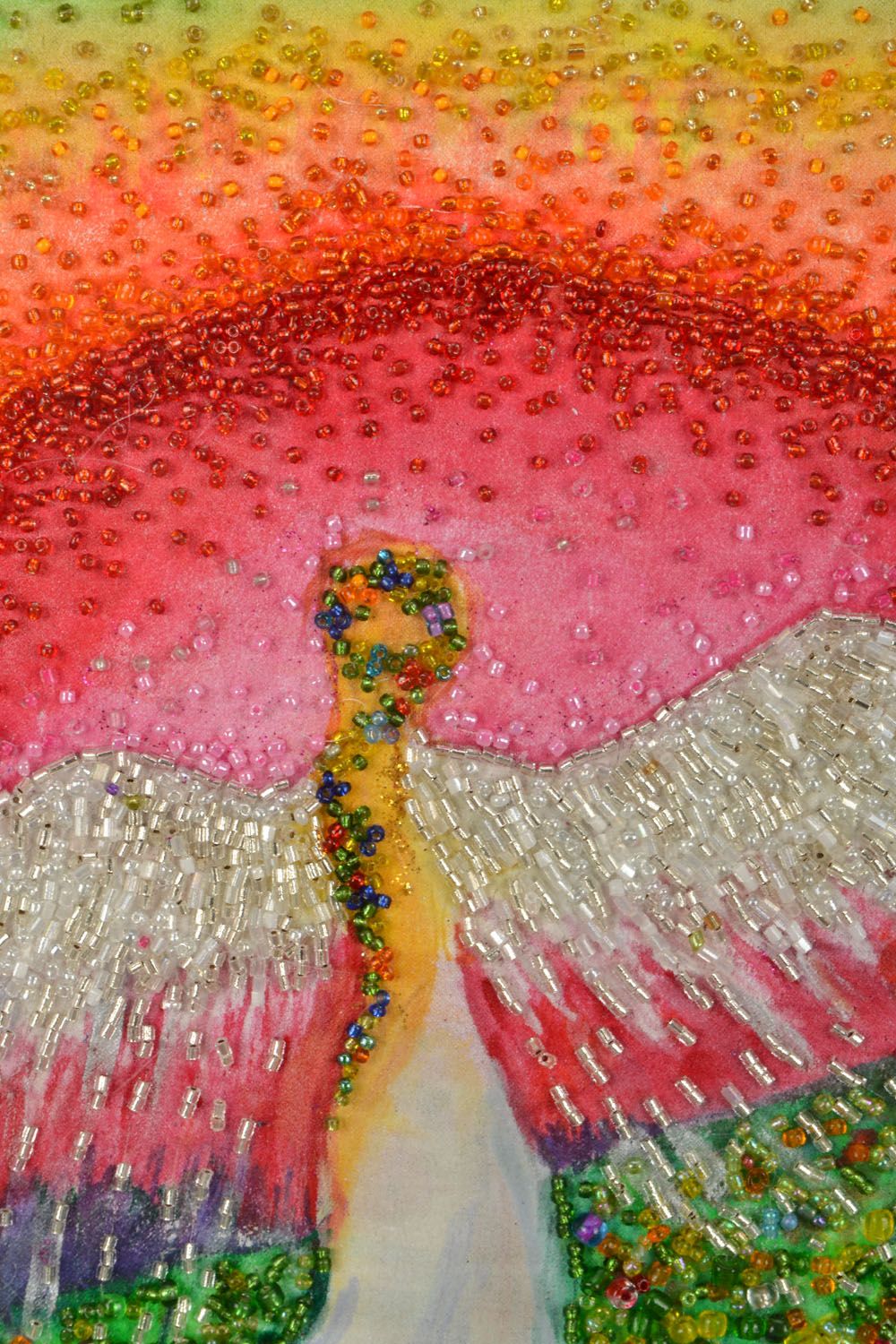Bead painting The Angel of Happiness photo 3