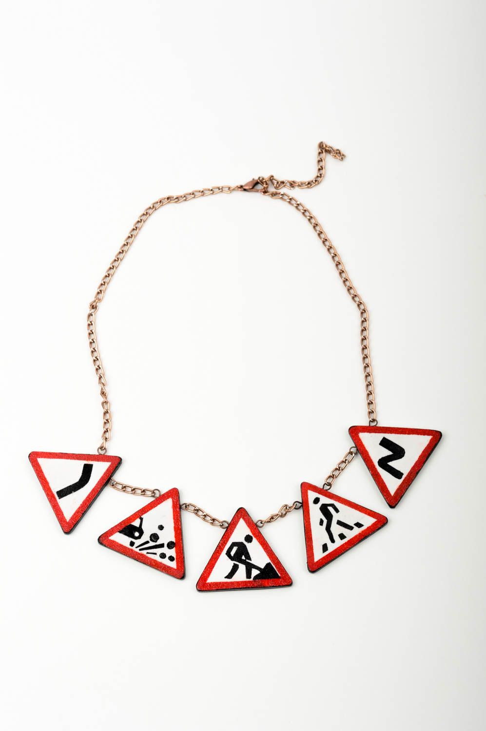 Holz Kettenanhänger handmade Halskette Holz Damen Schmuck Accessoire für Frauen foto 1
