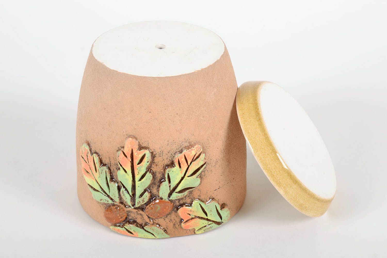 Vaso in ceramica per piante fatto a mano vaso di coccio per fiori con sottovaso  foto 4