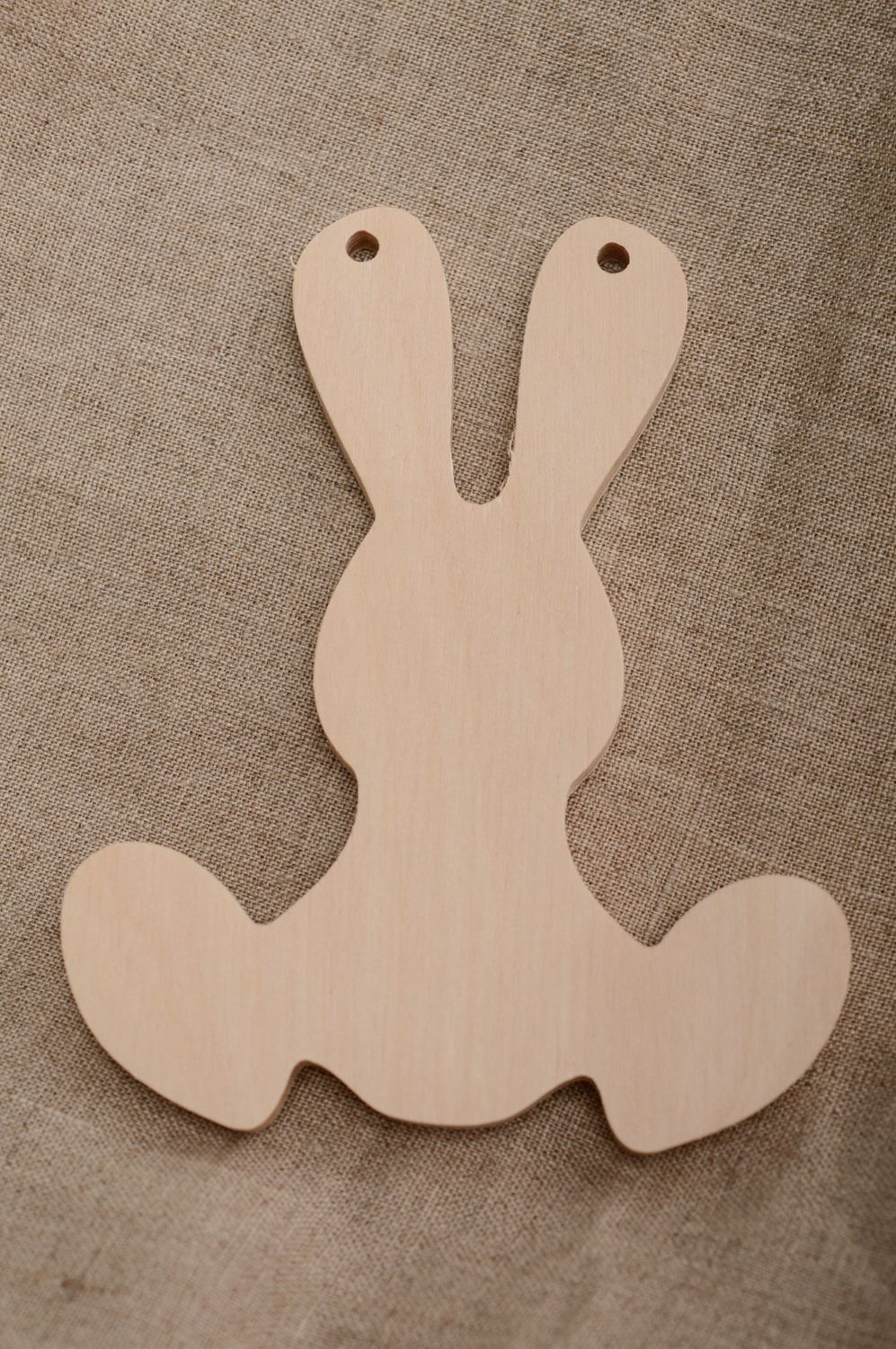 Plywood craft blank for interior pendant Rabbit photo 1