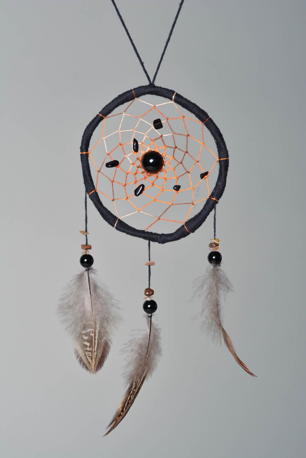 Handmade dreamcatcher unusual talisman Indian talisman unusual gift ideas photo 1