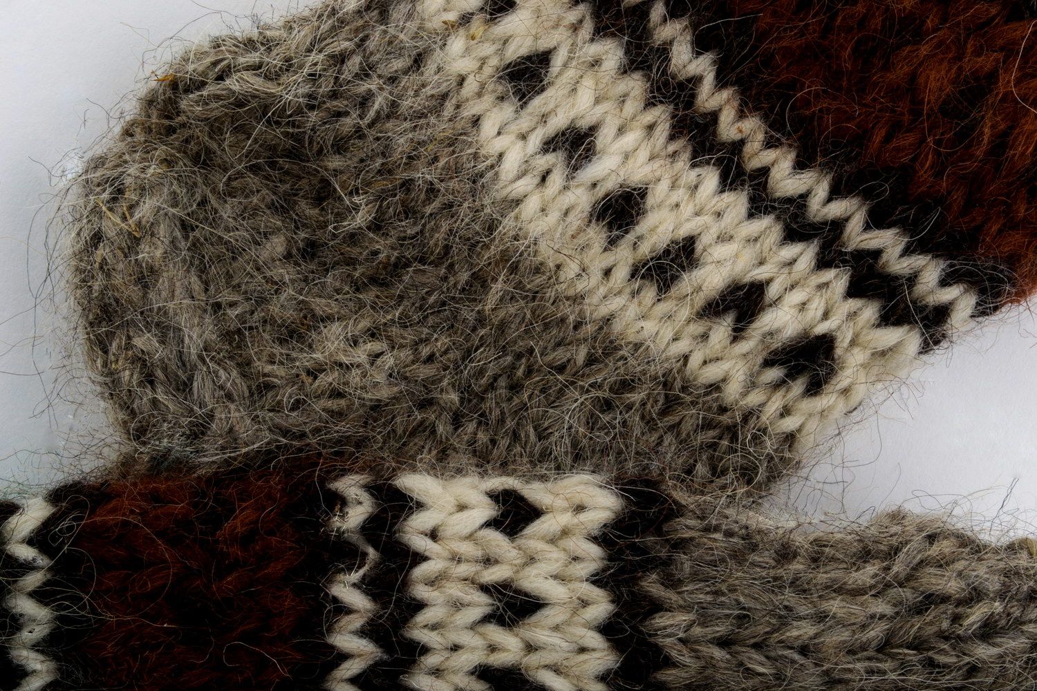 Calcetines largos de lana para mujeres foto 3