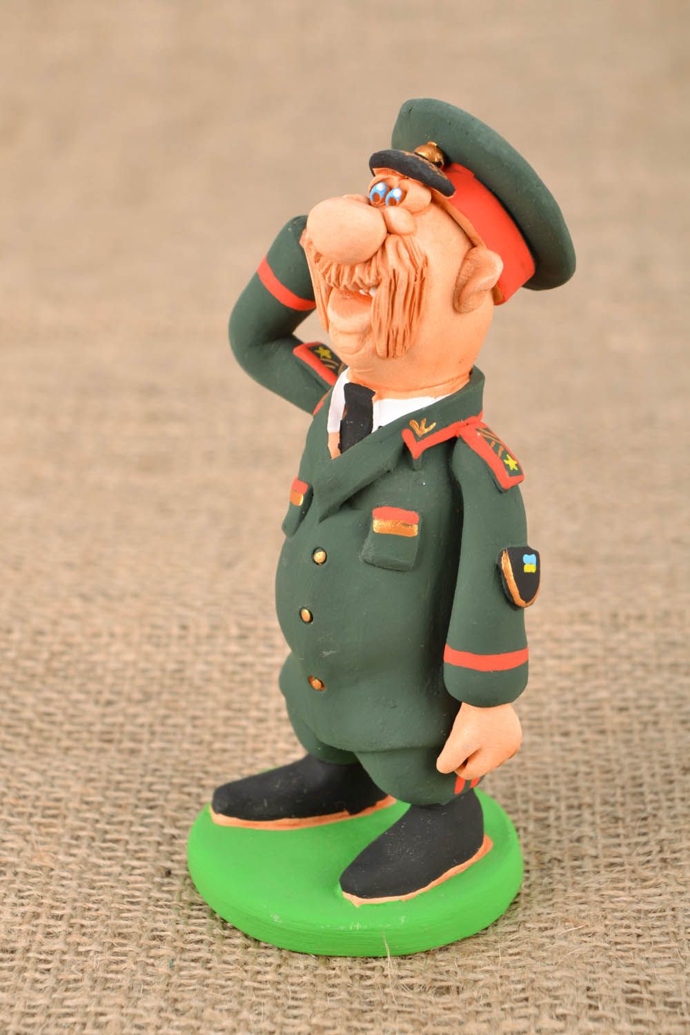 Ceramic figurine Military photo 1