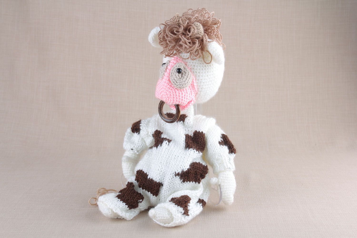 Soft crochet toy Bull photo 5