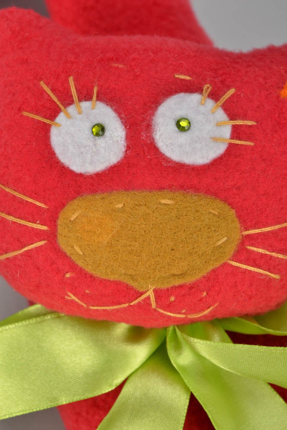 Soft Toy Red Cat photo 4