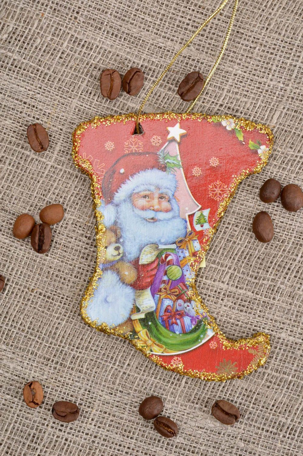 Handmade Christmas ornament wall hanging small gifts decorative use only photo 1