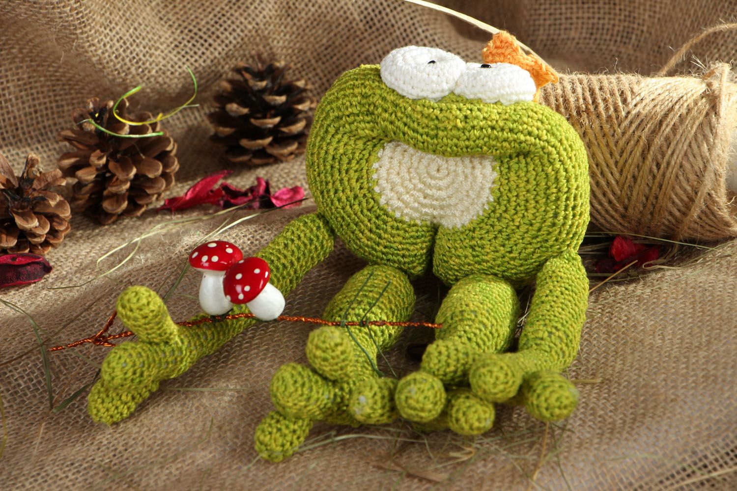 Crochet toy Frog photo 5