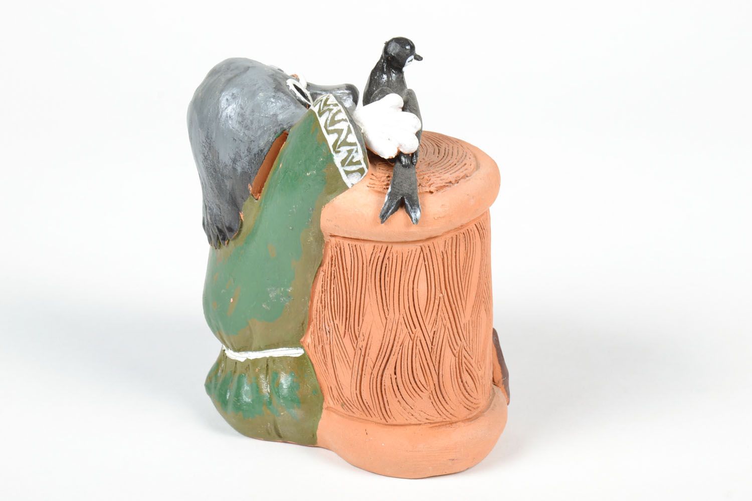 Ceramic money box Mole with Keg photo 4