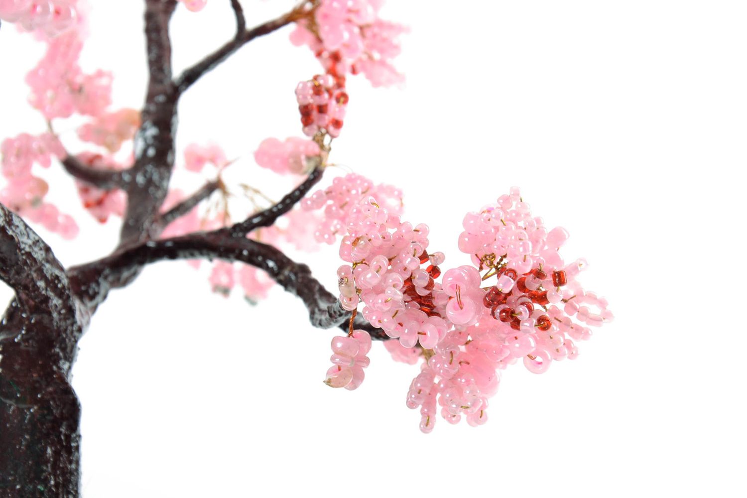 Дерево из бисера Сакура фото 3