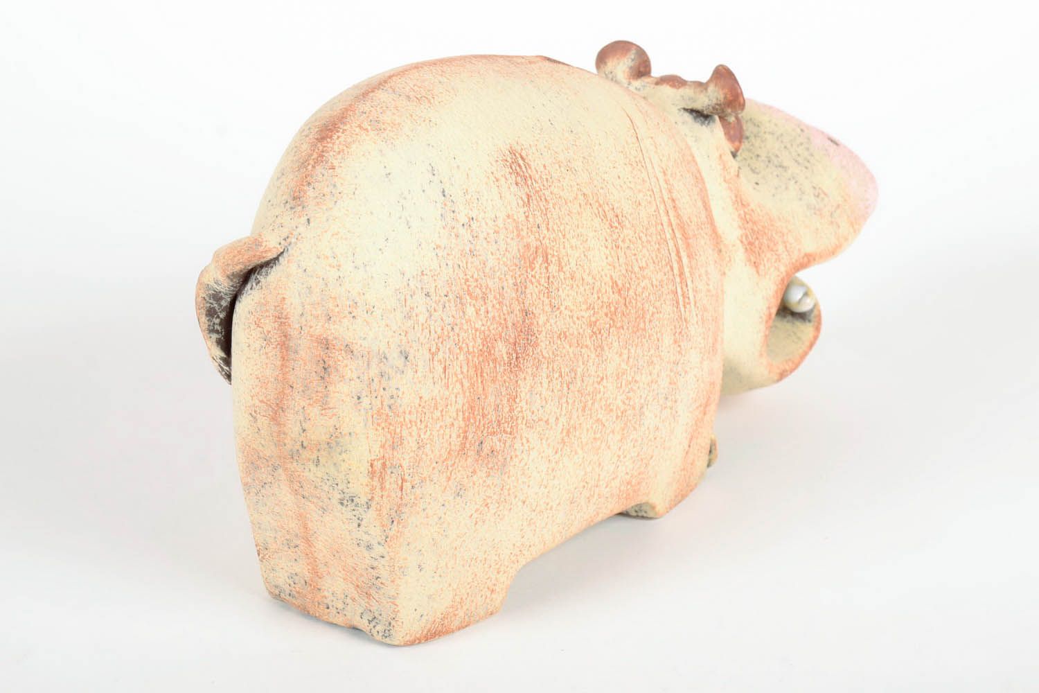 Tirelire céramique faite main Hippopotame Dora photo 3