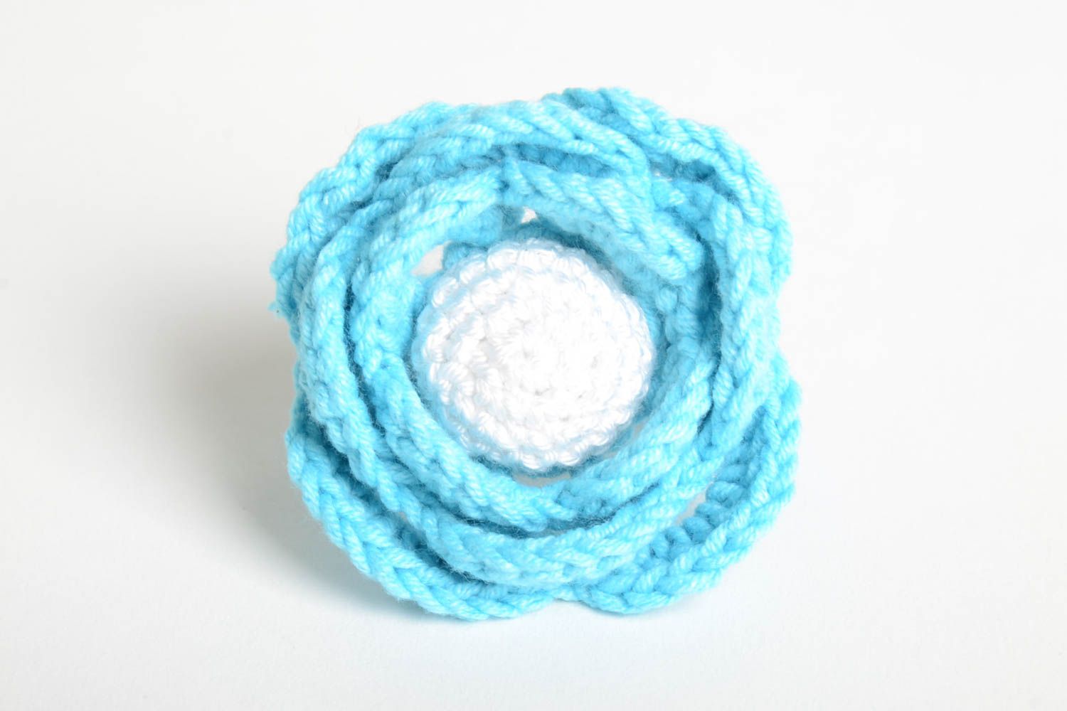 Beautiful handmade crochet scrunchie hair tie flowers in hair gifts for her photo 3