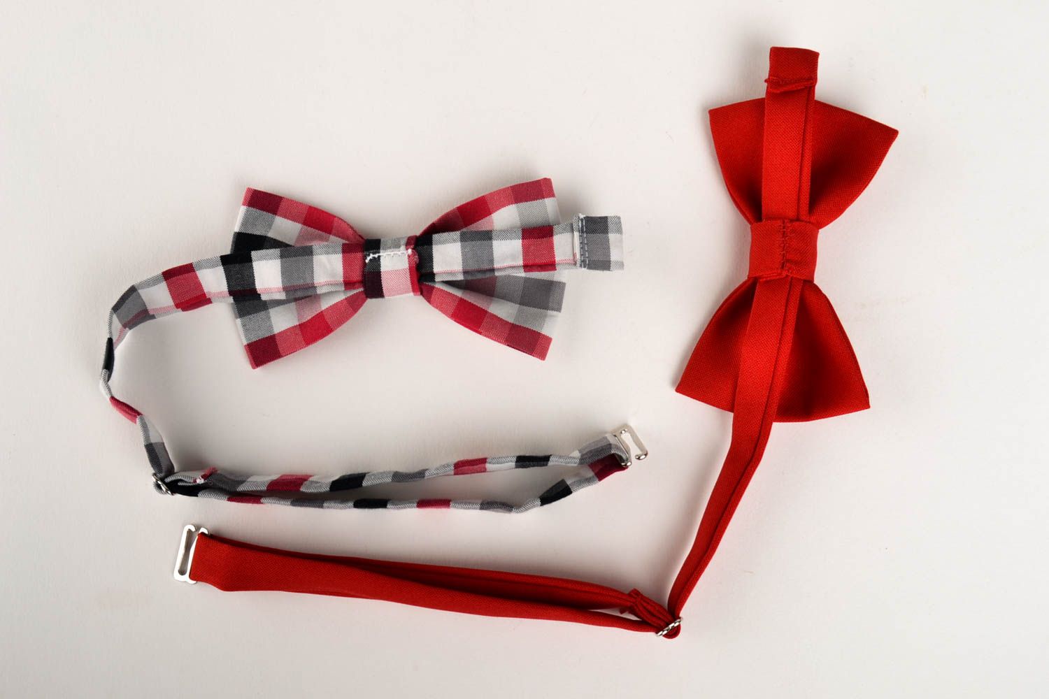 Handmade textile bow tie fabric bow tie accessories for men present for friend photo 2