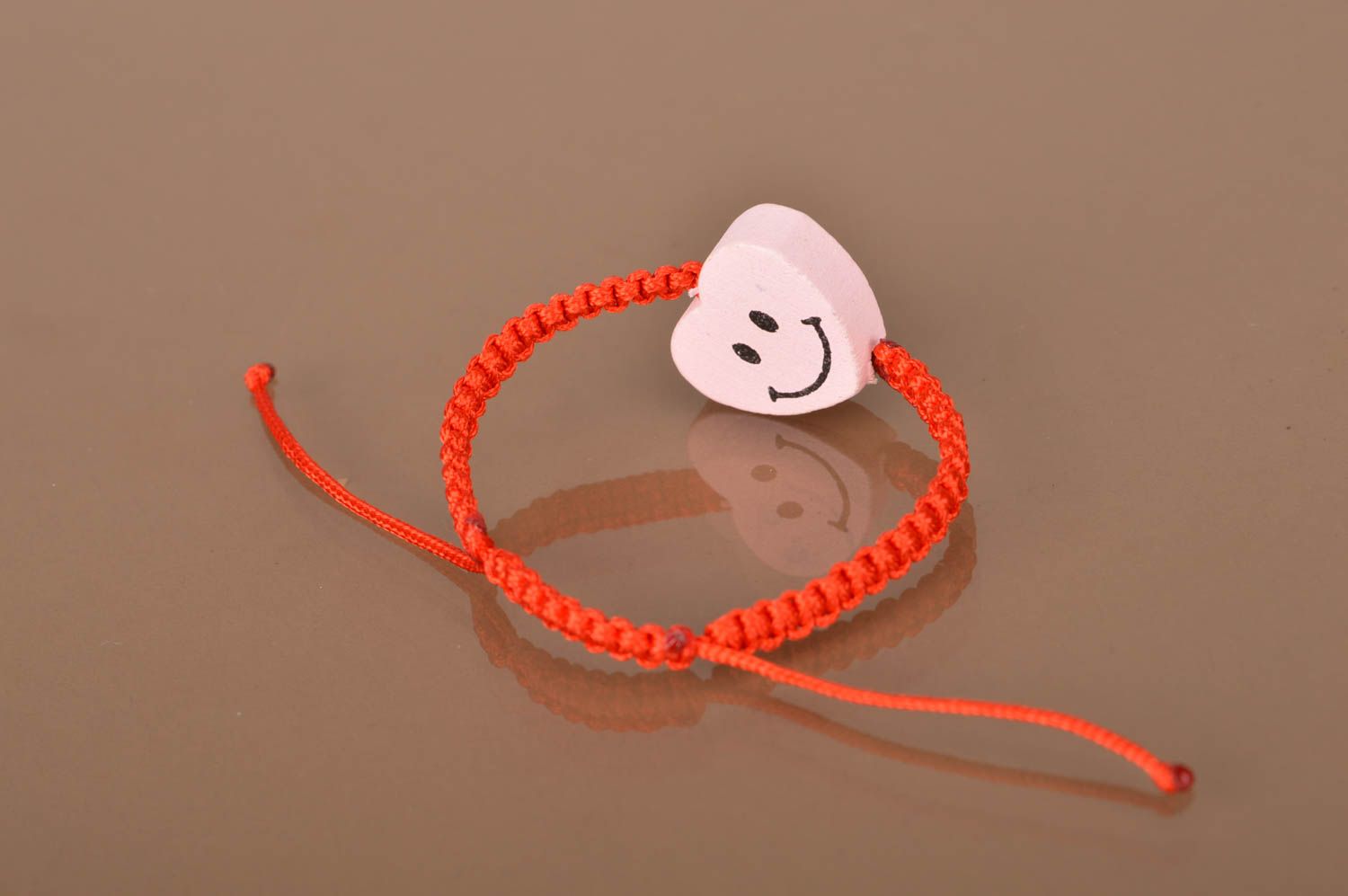 Wrist woven bracelet handmade cute accessory for kids unusual stylish jewelry photo 5