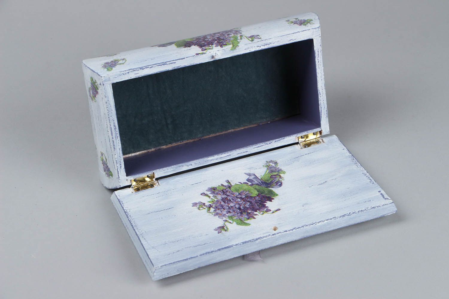 Box Made of Wood Lilac photo 3