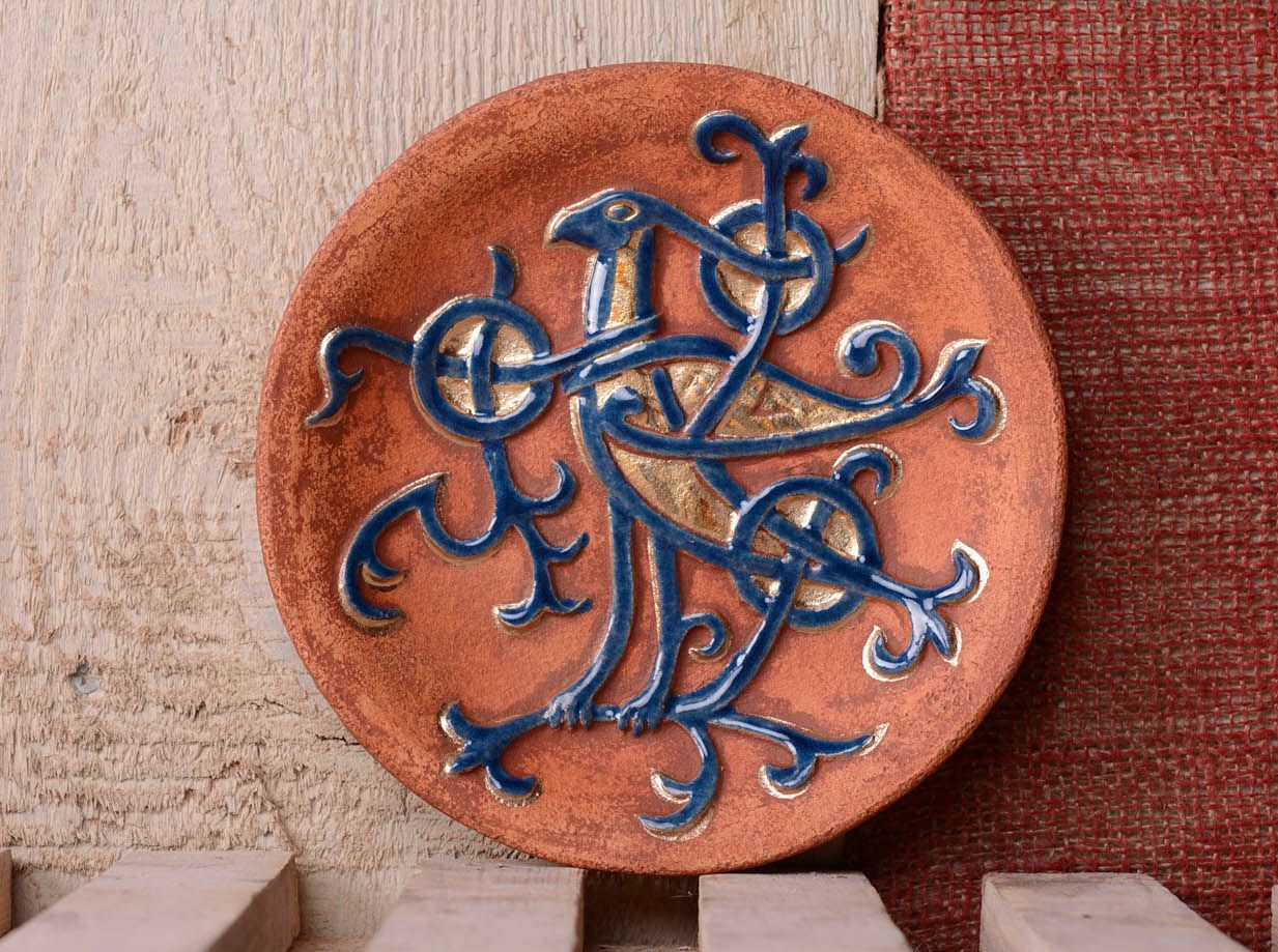 Decorative plate charm Rarog photo 1