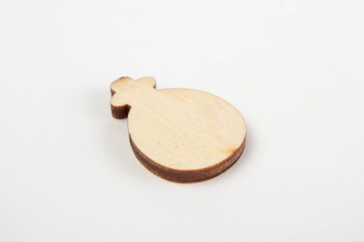 Handmade Holz Rohling Holzartikel zum Bemalen Schmuck Amulett Geschenk Idee   foto 5