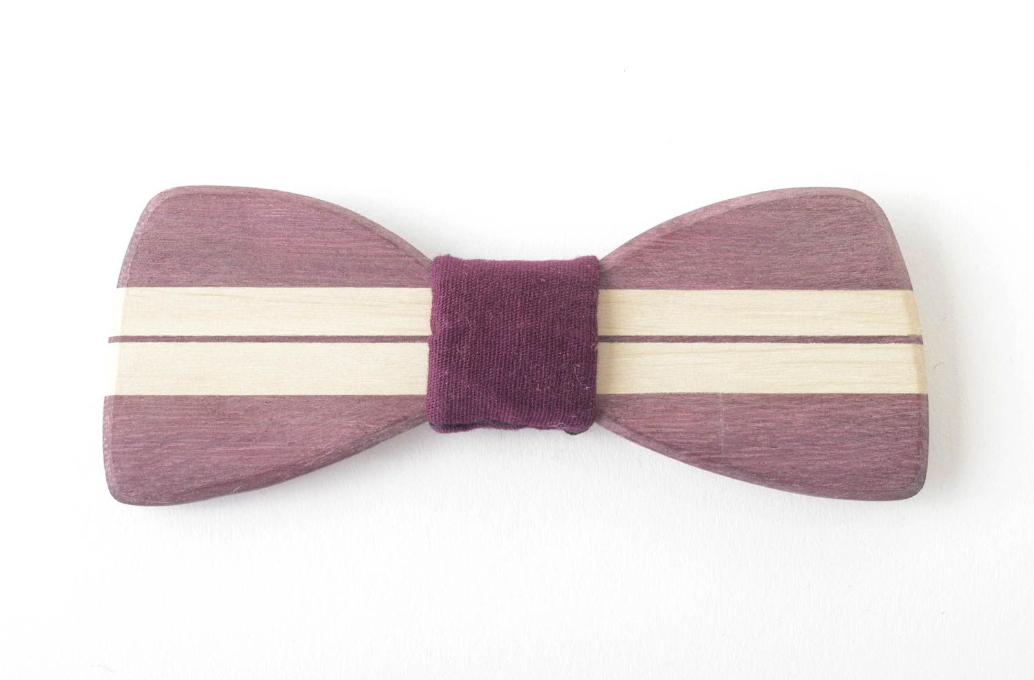 Corbata de lazo artesanal regalo personalizado pajarita para hombre de amaranto foto 4