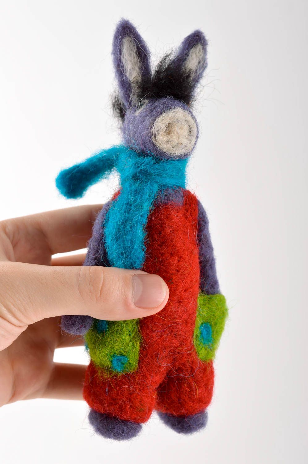 Esel Kuscheltier Geschenk für Kinder Wolle Spielzeug Stoff Kuscheltier originell foto 5