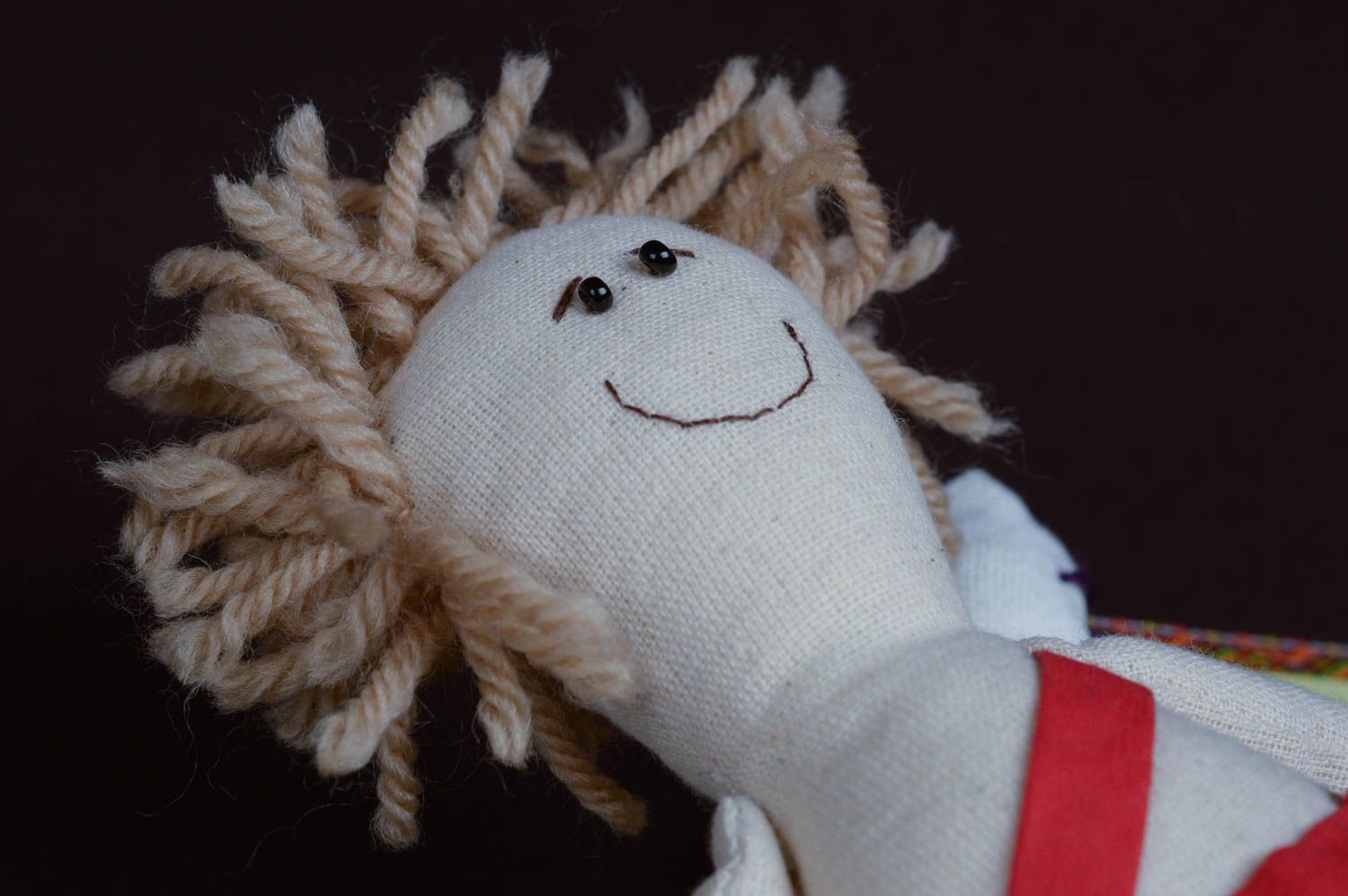 Juguete artesanal muñeco de peluche de tela natural regalo original para niño foto 2