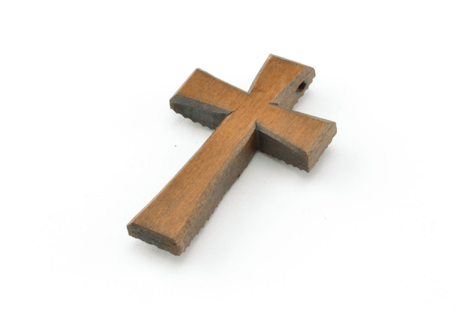 Croix pectorale teintée faite main photo 4