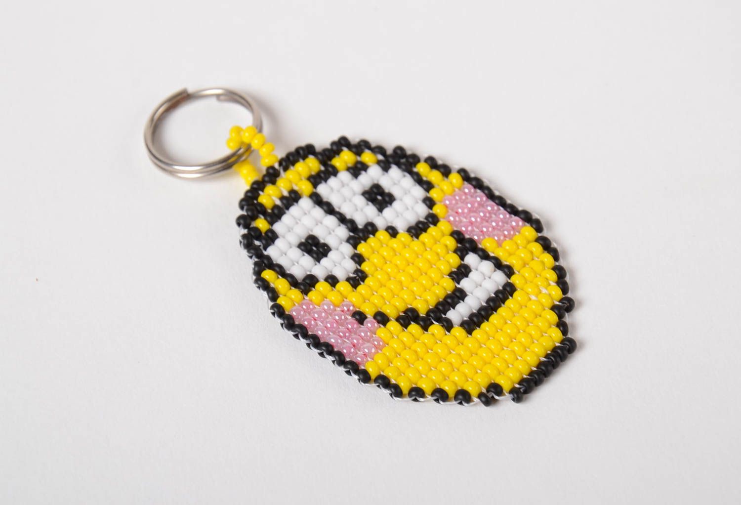 Handmade Schlüssel Anhänger Schlüssel Schmuck Geschenk für Kinder Smiley foto 3