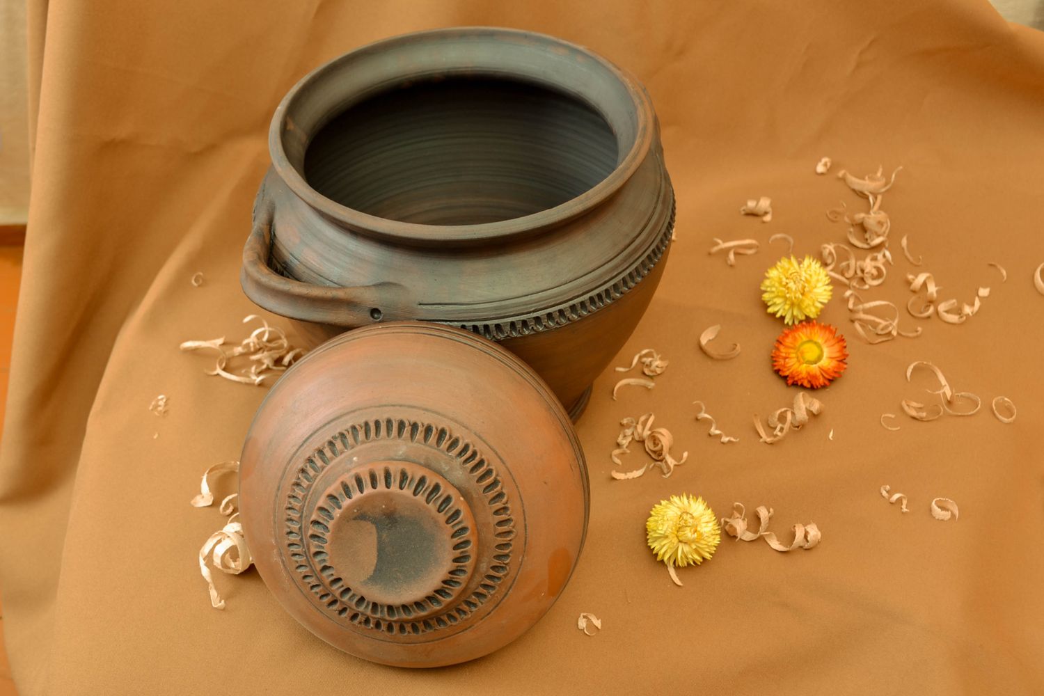 Ceramic pot for baking 6 liters photo 1
