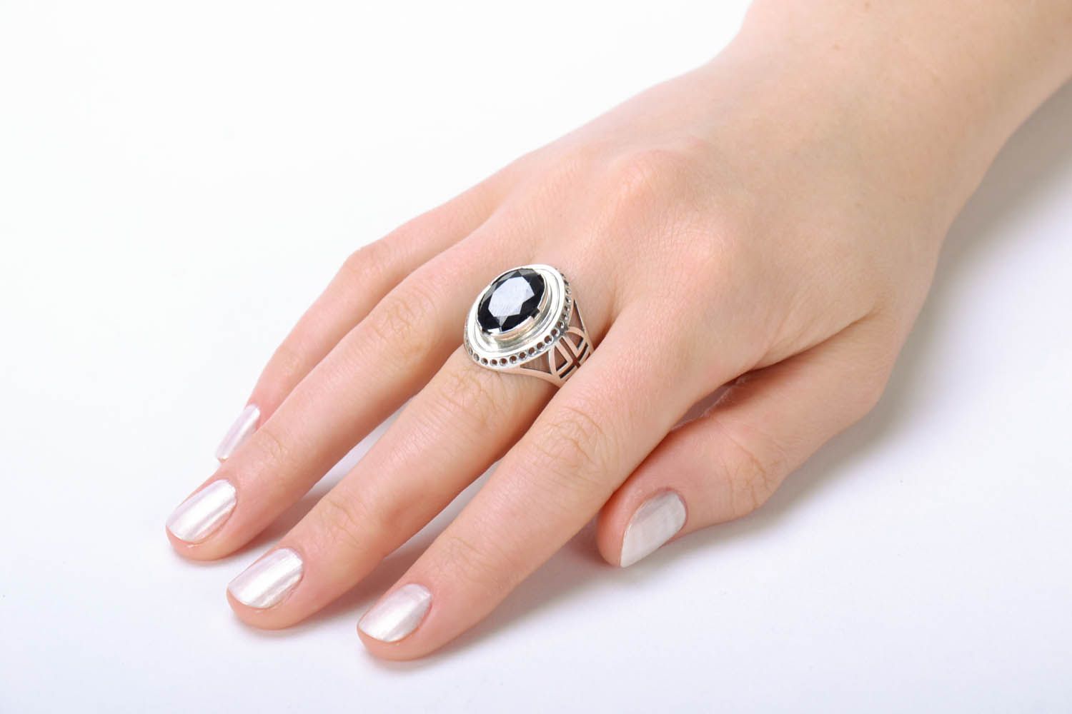 Перстень из серебра  фото 5