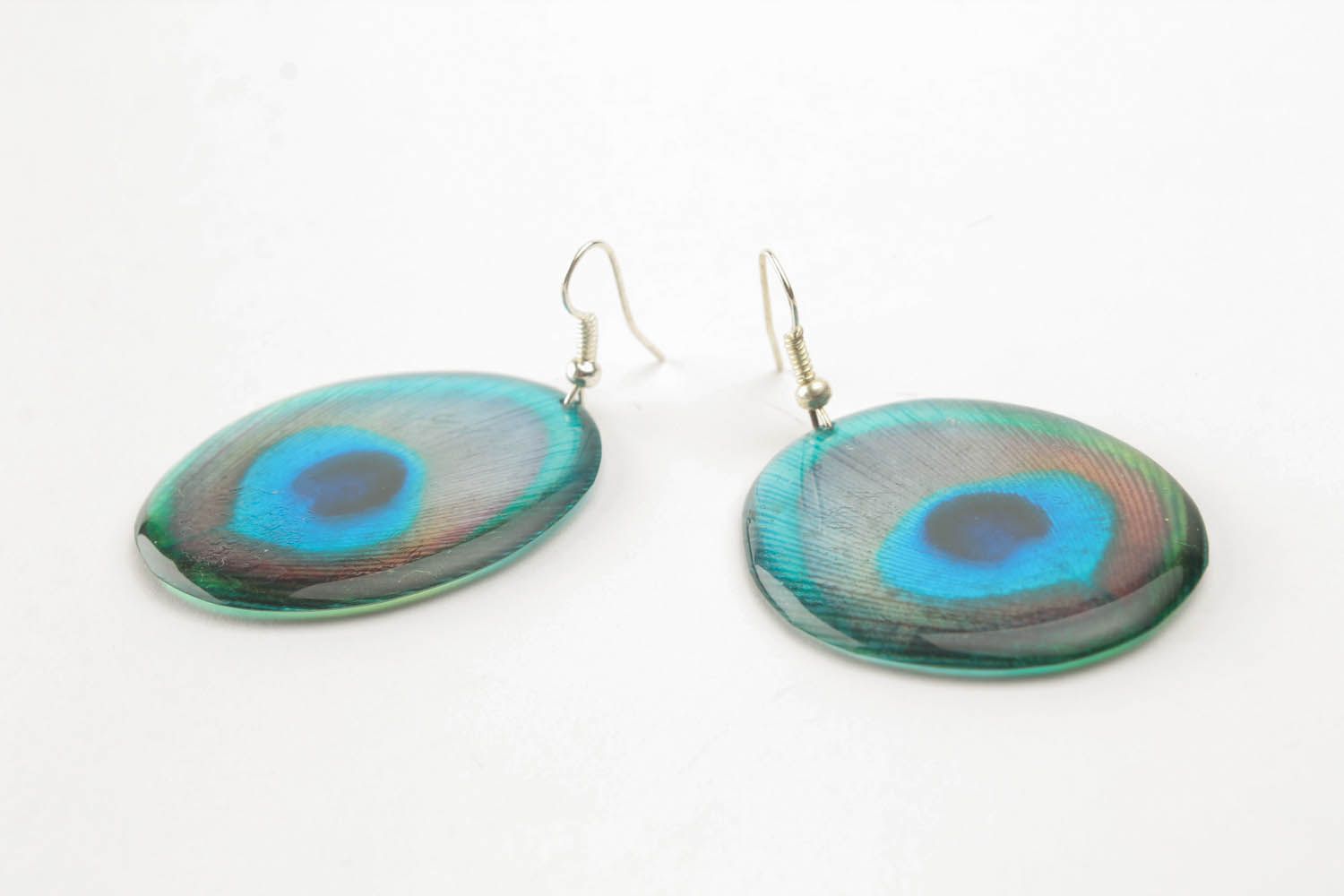 Earrings with photoprint photo 4