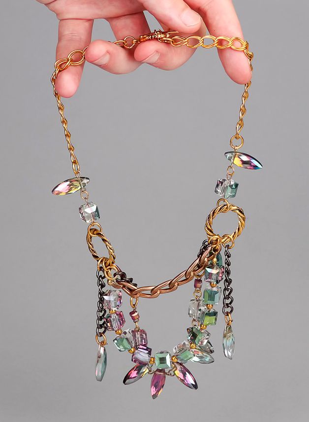 Necklace with crystals photo 5
