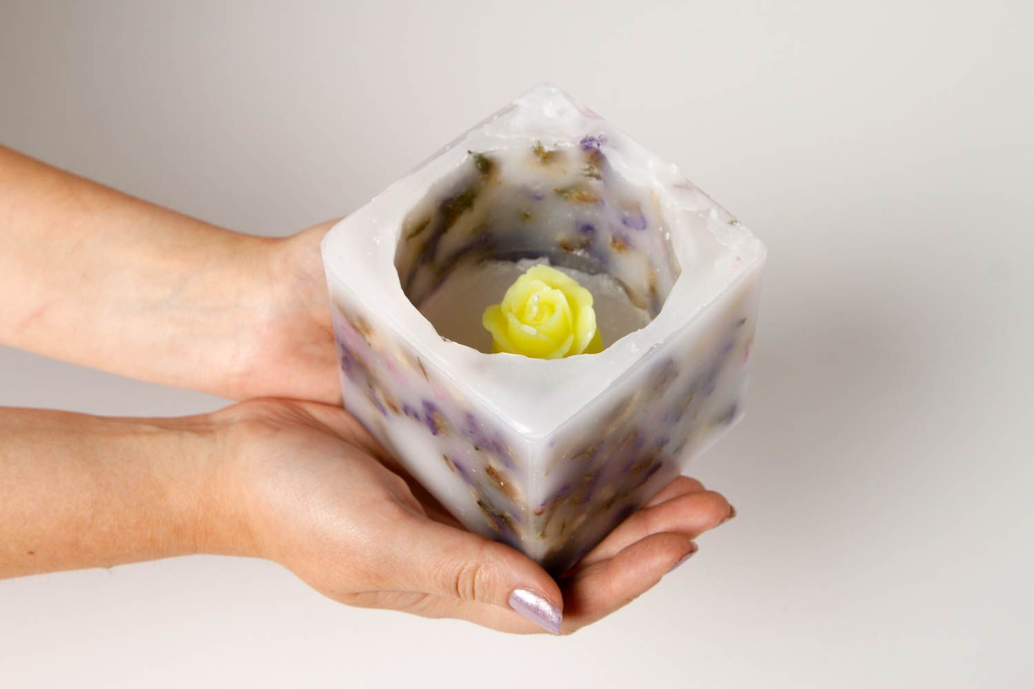 Deko Teelichthalter handmade Geschenk Idee Wohnzimmer Deko Teelichthalter bunt foto 2