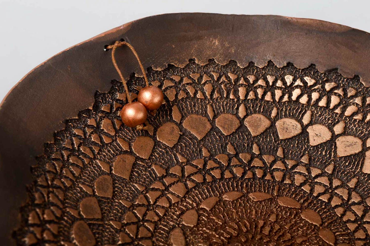 Unusual handmade ceramic fruit bowl tableware ideas pottery works gift ideas photo 4