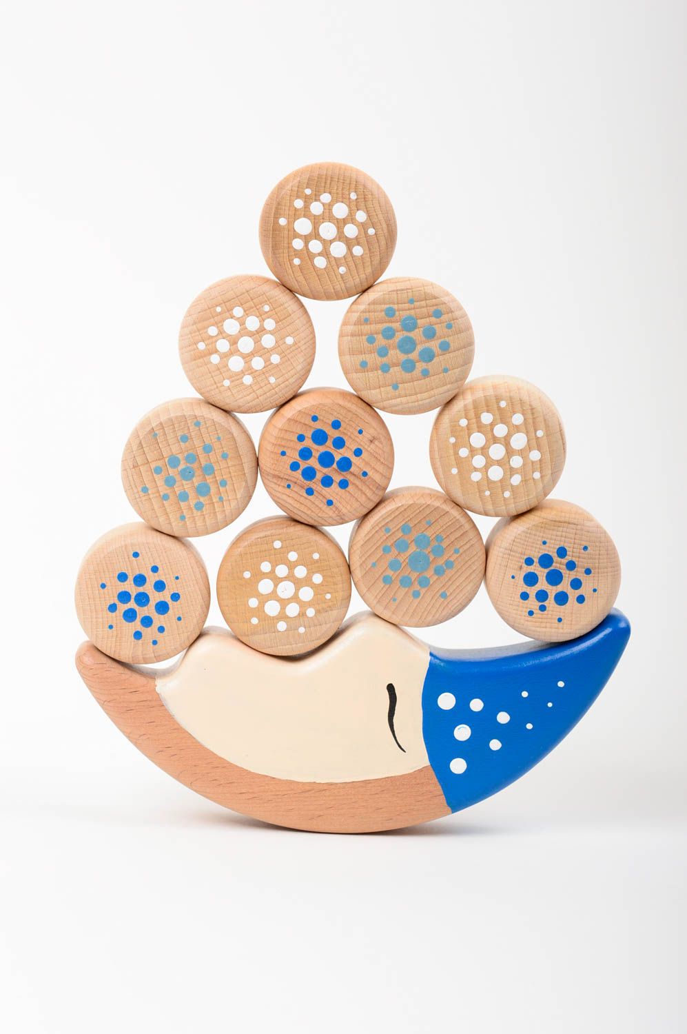 Handmade wooden toy unusual home decor designer developing toys for children photo 1
