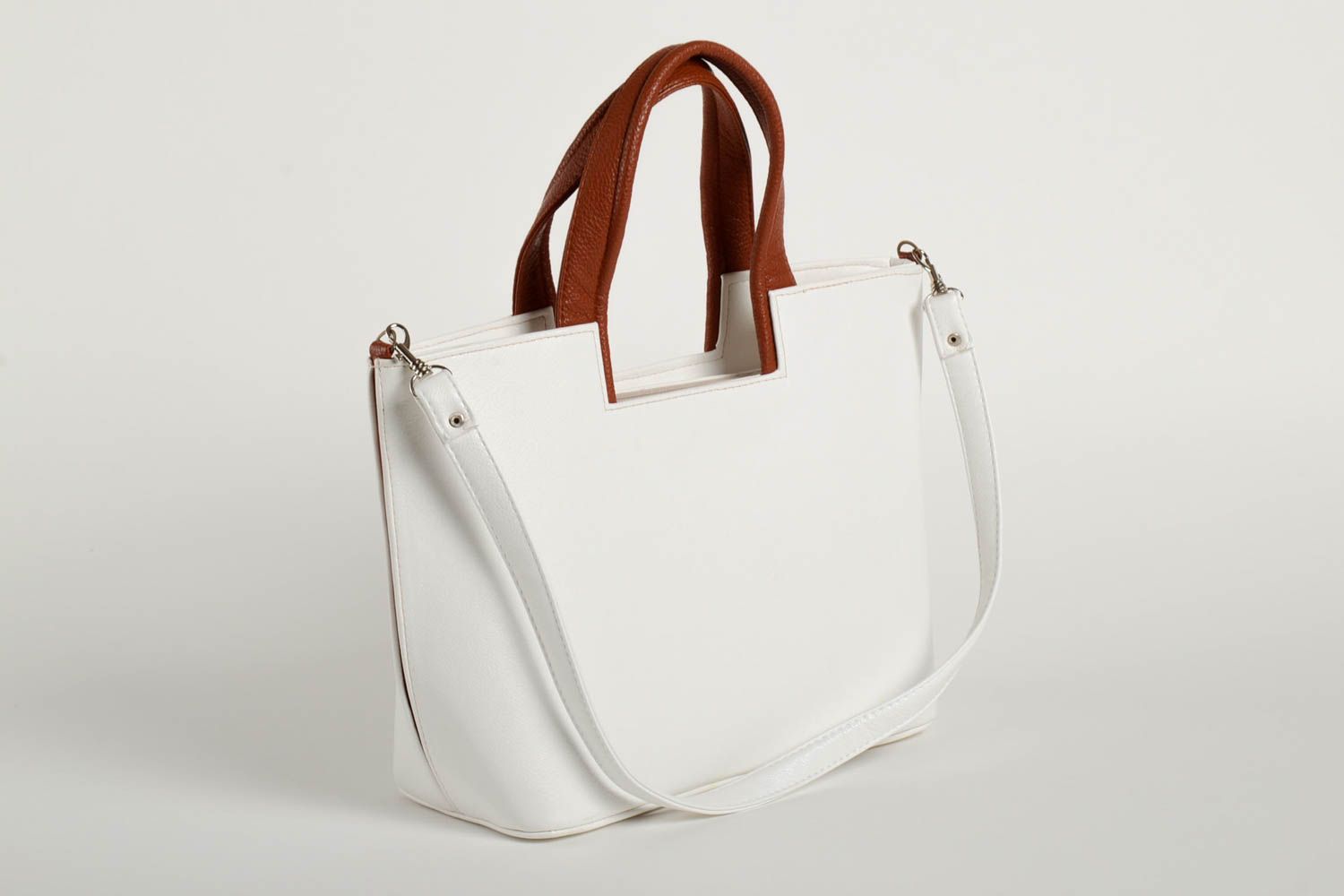 Handmade leatherette purse designer summer handbag summer handbag large bag photo 2