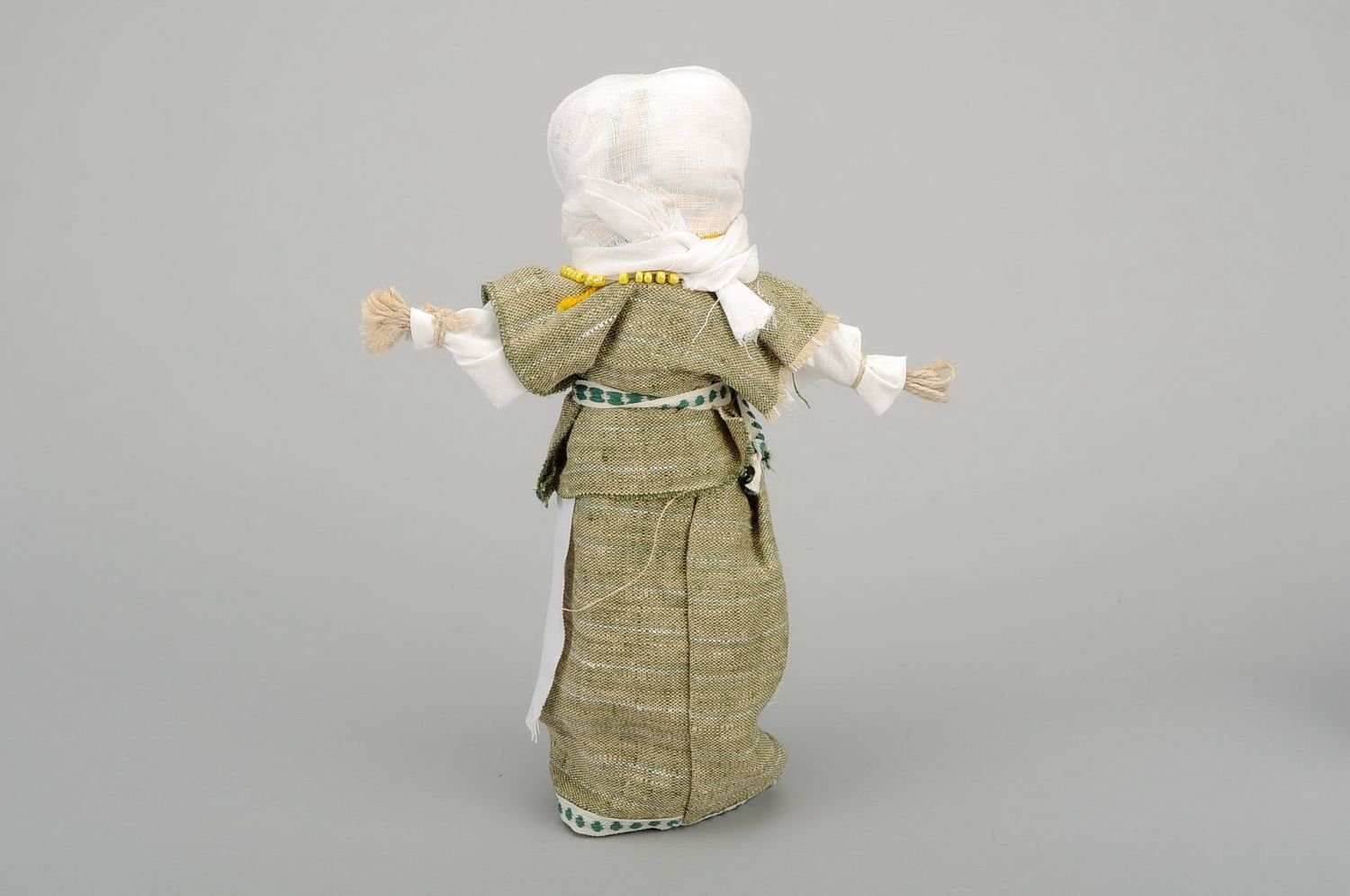 Bambola di stoffa fatta a mano amuleto talismano giocattolo etnico slavo foto 4